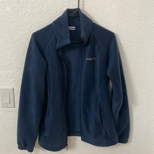 Columbia full zip fuzzy jacket